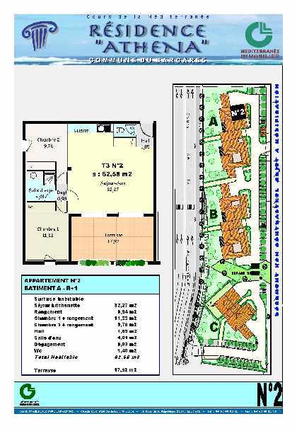 Two-Bed Lot Plan