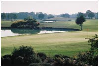 View over the golf courses