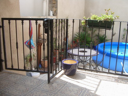 Courtyard from terrace