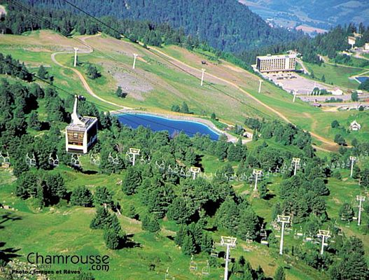 The slopes in summer
