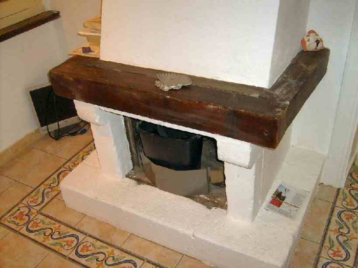 Landing fireplace