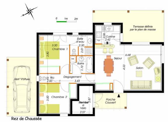 2-bed villa