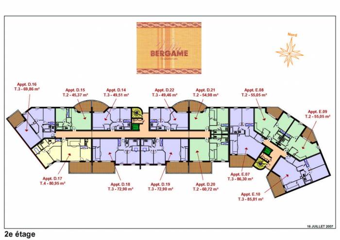Second Floor Plan D & E